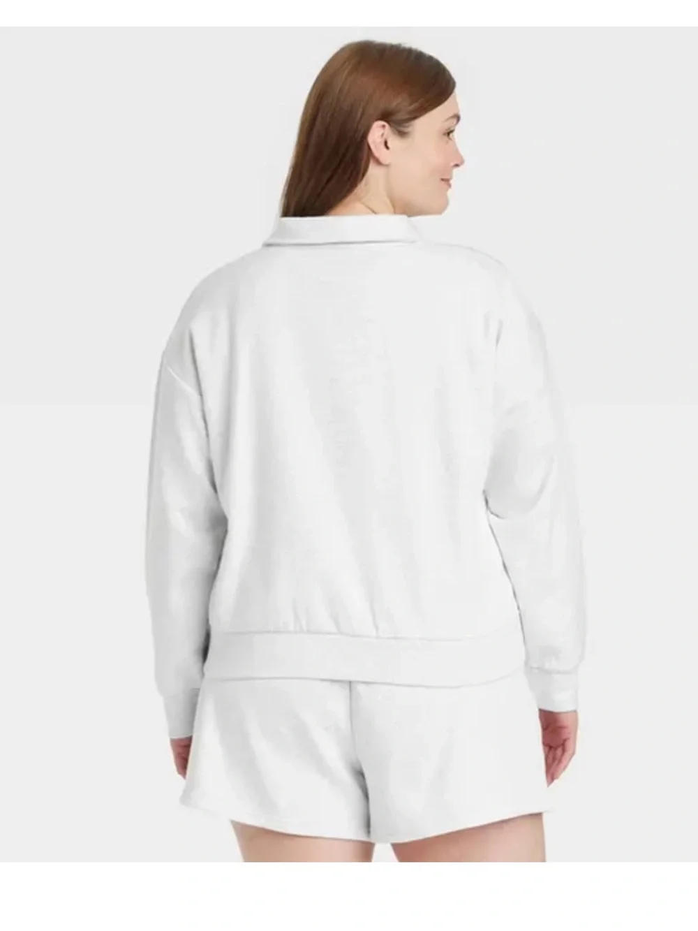 NWT Universal Thread Fleece polo sweatshirt - Picture 2 of 5